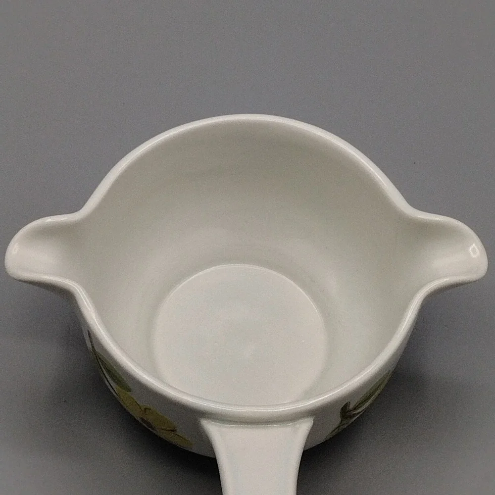 VTG 1973 Lambeth Stoneware Royal Doulton Summer Days Gravy Boat Stick Handle